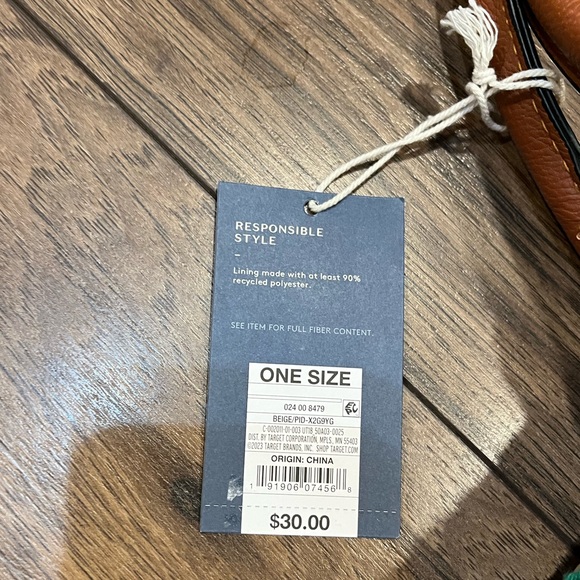 NWT Universal Thread Beige Straw Mini Tote Bag Purse - Picture 7 of 7